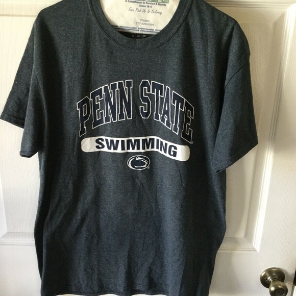 Vintage Men's Penn State Swimming T-Shirt … - Picture 8 of 8